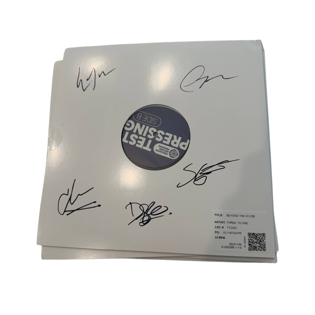 Beyond the Divide Test Pressing Vinyl - Autographed