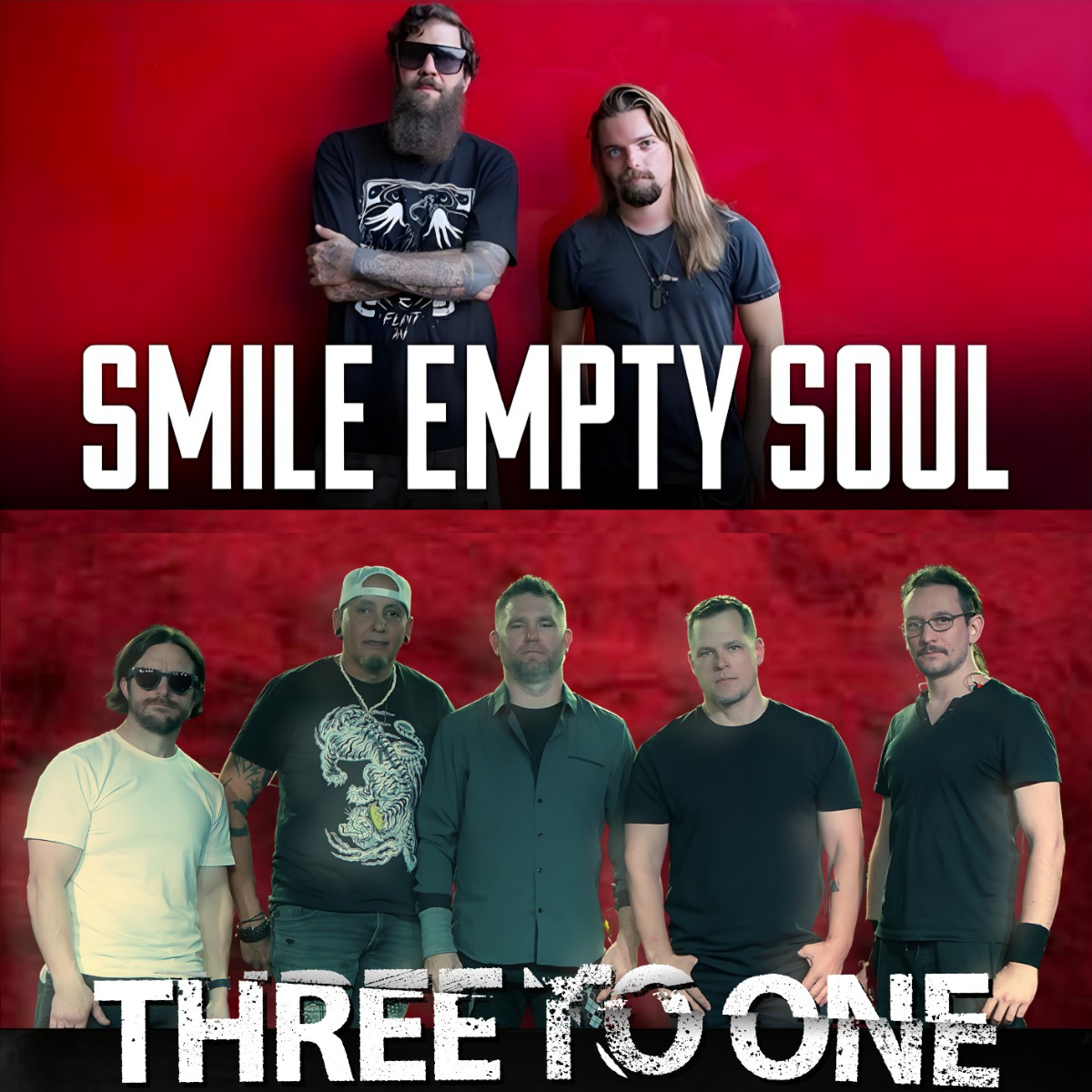 Three To One Opens for Smile Empty Soul in Tampa Florida at The Brass Mug