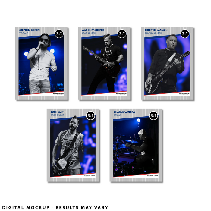 Limited Edition Trading Cards Now Available from Three To One – Includes a Free Digital Download!