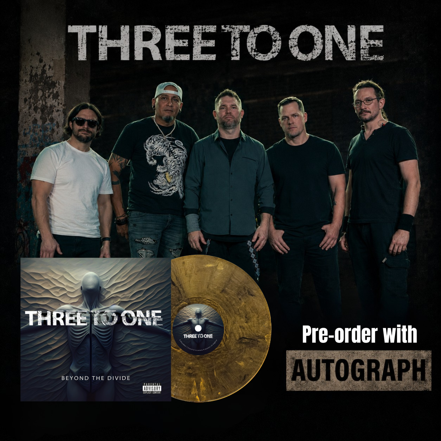 PRE-ORDER - BEYOND THE DIVIDE - LP (VINYL-BLEND) -  (AUTOGRAPHED)