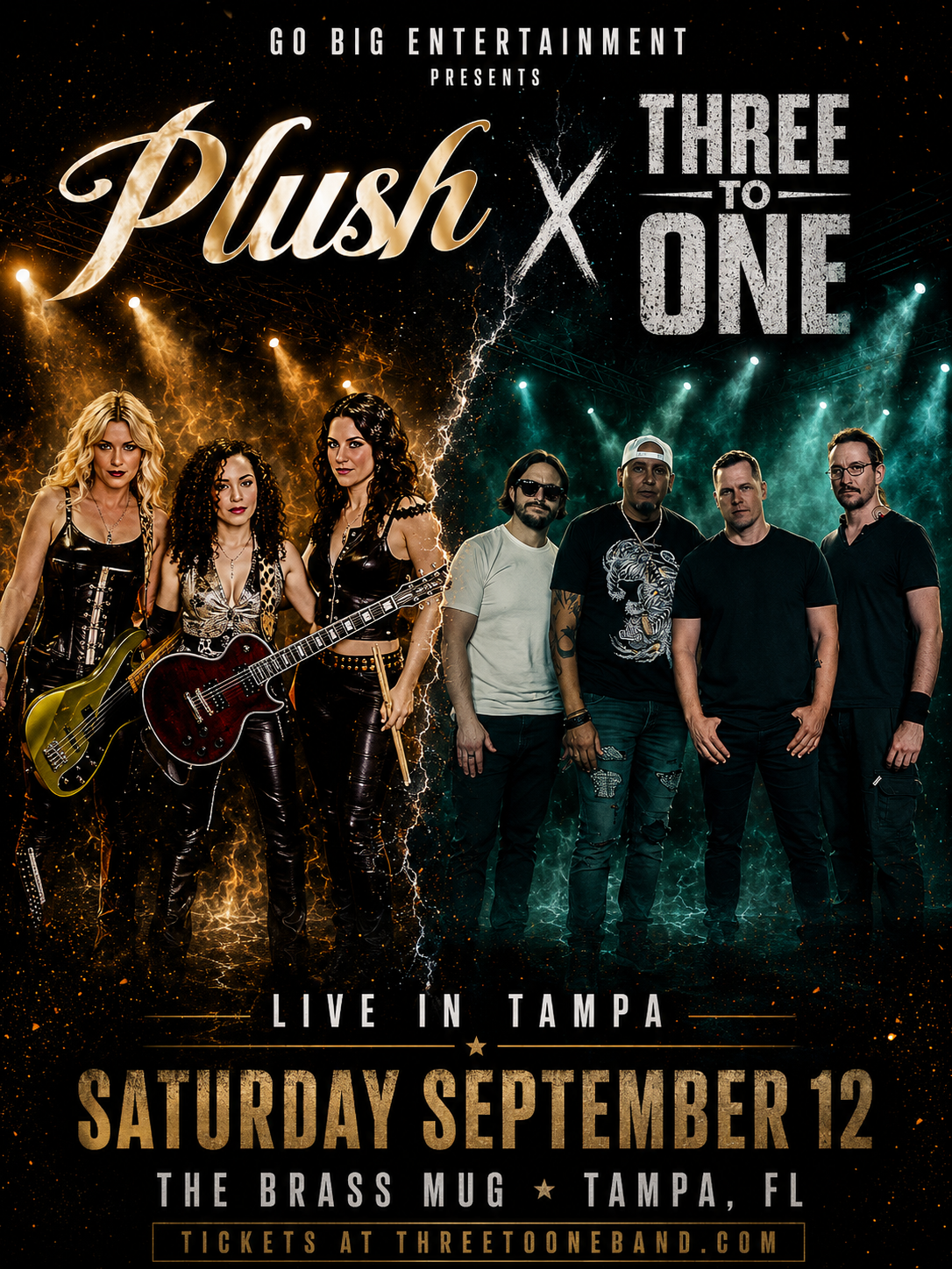 Three To One w/ Plush